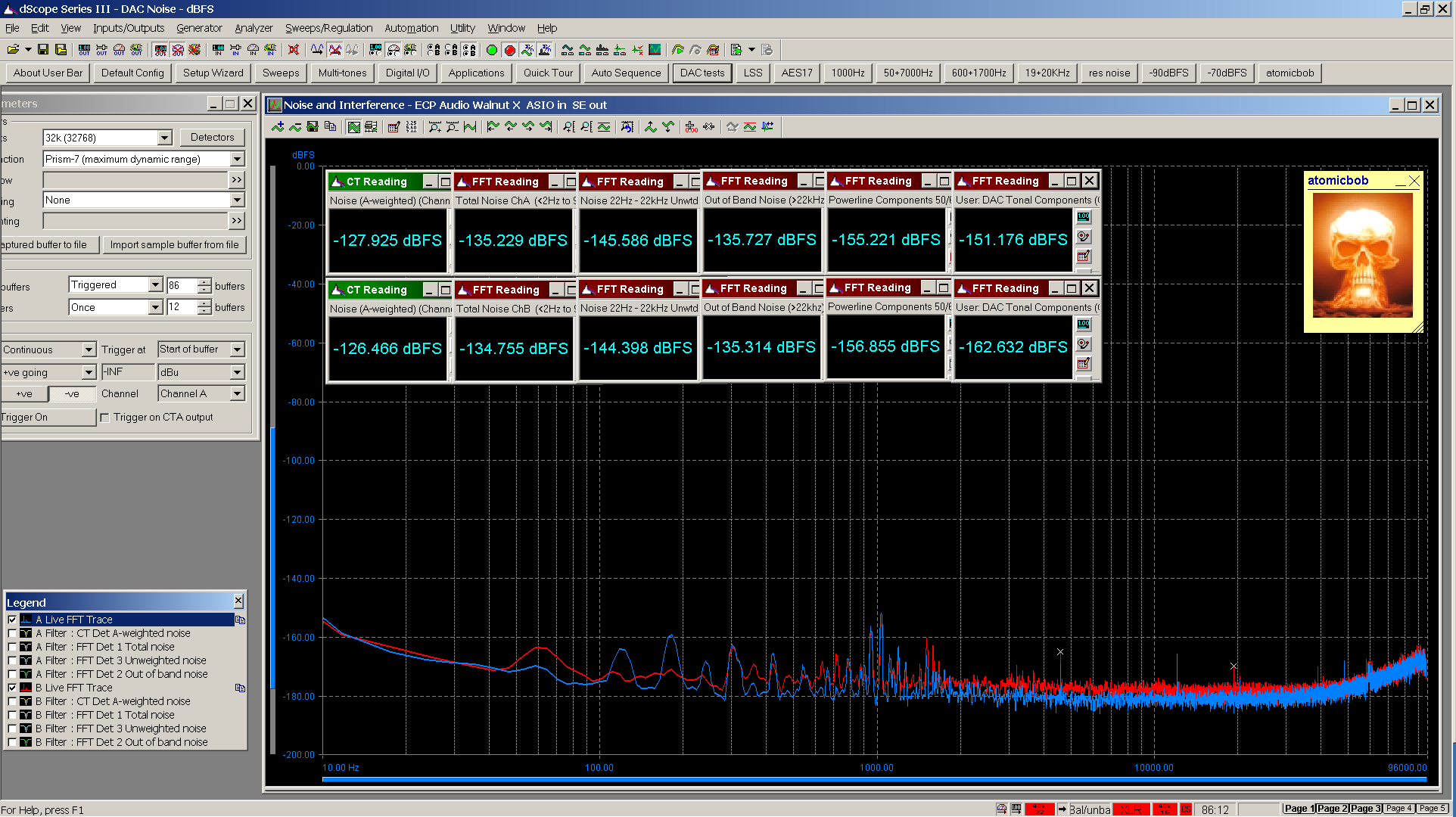 20220125 WalnutX residual noise FFT ASIO SE - 200 dB range t2.png